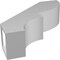 Ekena Millwork 5-in. W x 18-in. D x 18-in. H Ridgewood Architectural Grade PVC Knee Brace BRCP05X18X18RID - alternate 2
